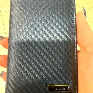 TUMI black mens wallet.